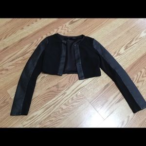 Faux leather jacket